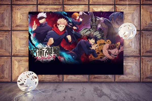 Painel de Festa Jujutsu Kaisen