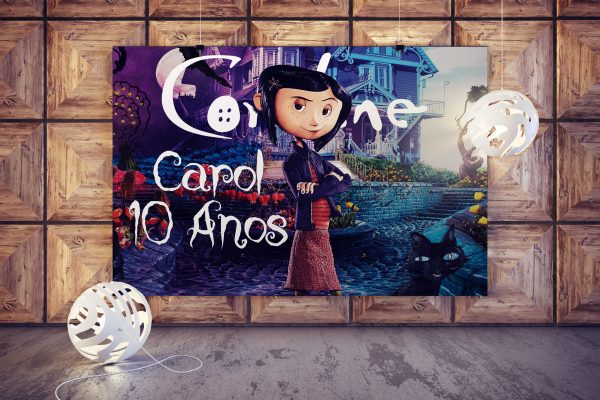 Painel de Festa Coraline